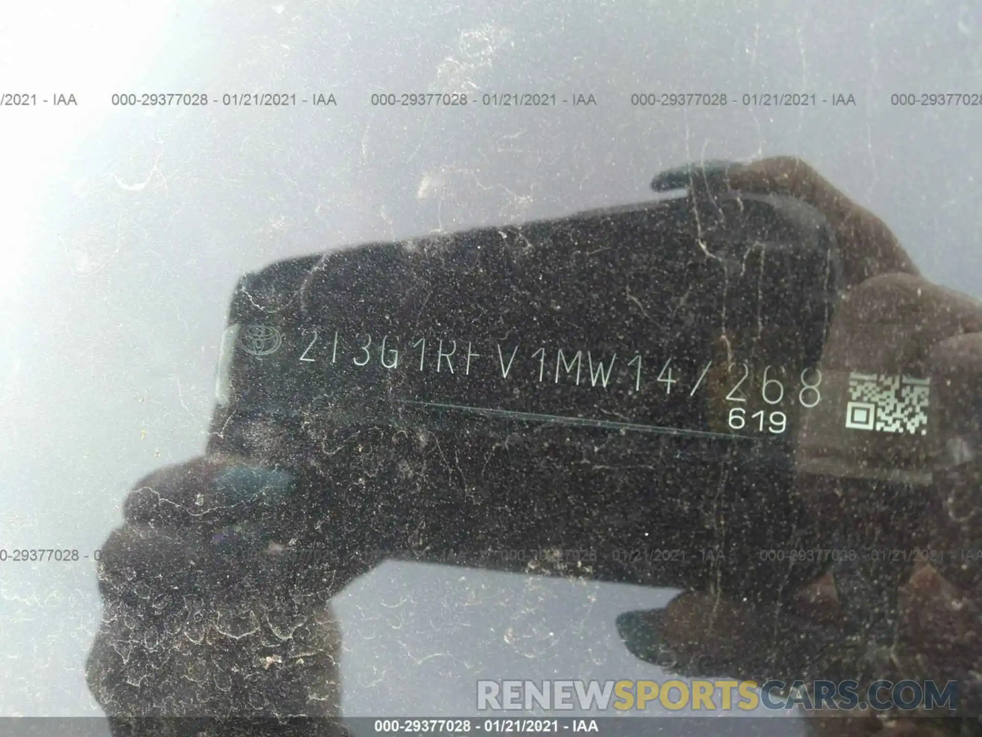 9 Photograph of a damaged car 2T3G1RFV1MW147268 TOYOTA RAV4 2021