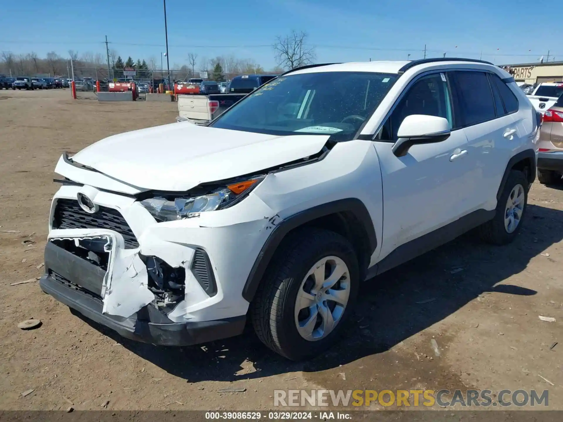 2 Photograph of a damaged car 2T3G1RFV1MW168766 TOYOTA RAV4 2021