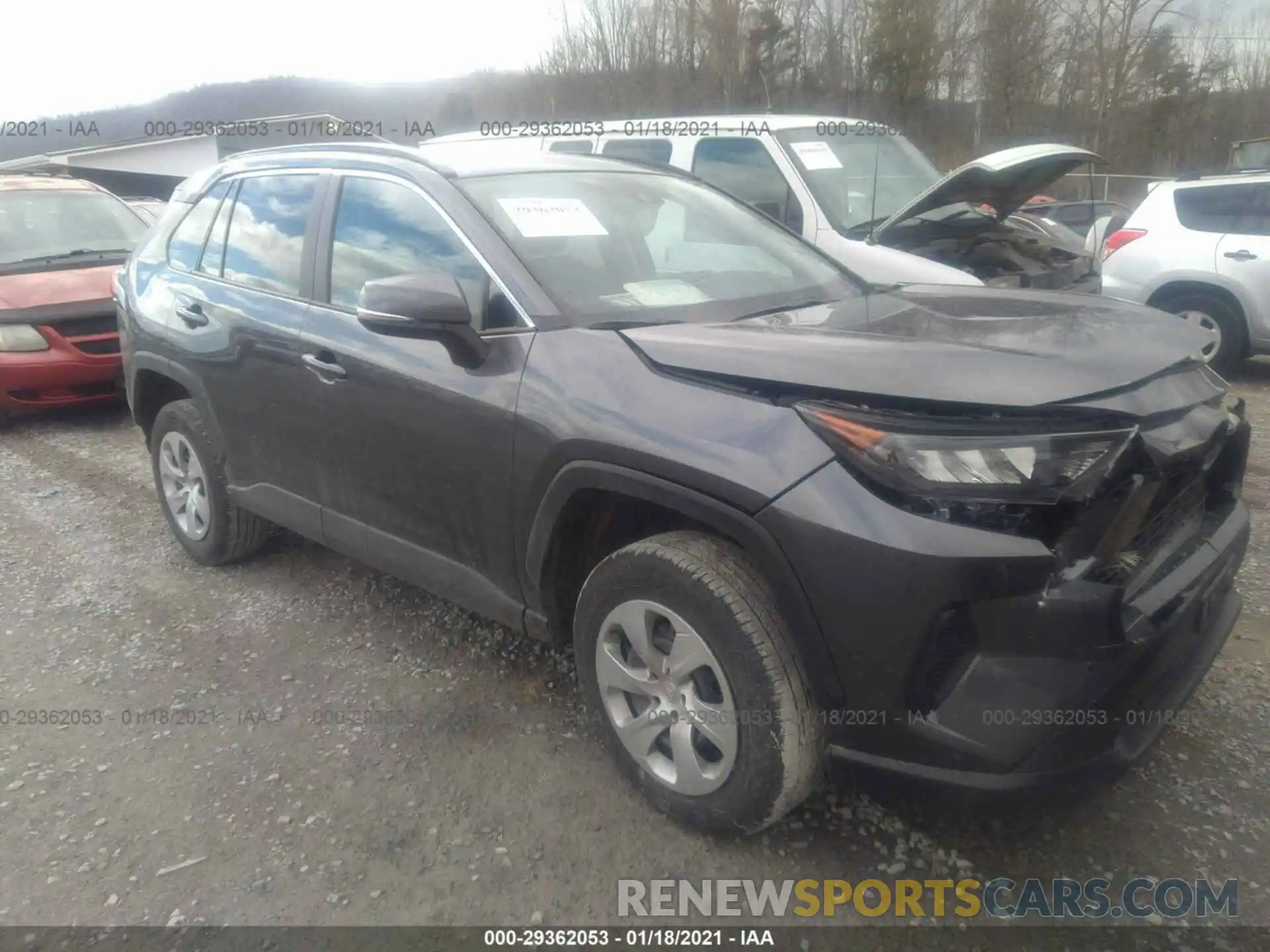 1 Photograph of a damaged car 2T3G1RFV2MC149340 TOYOTA RAV4 2021