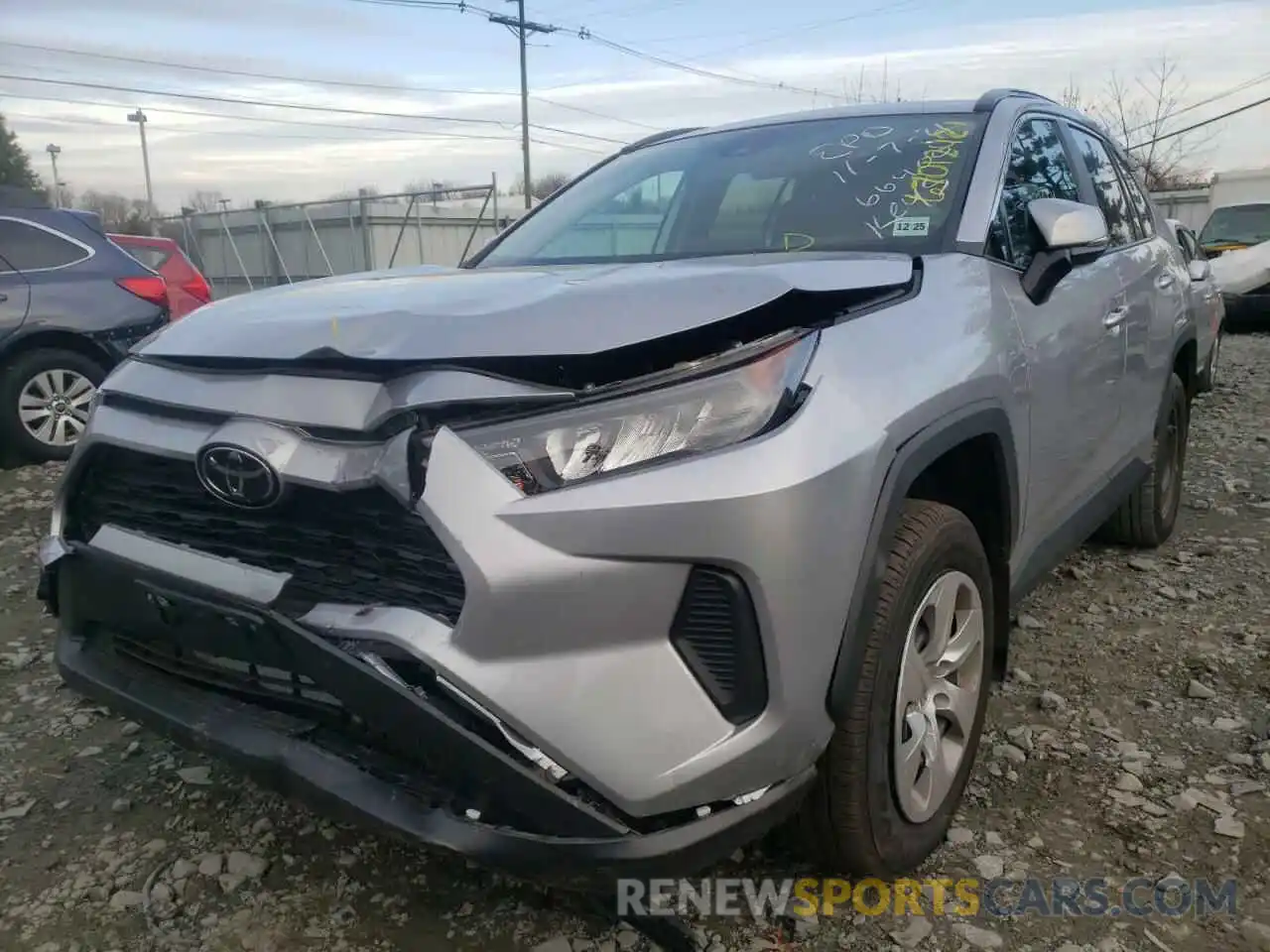 2 Photograph of a damaged car 2T3G1RFV2MC166400 TOYOTA RAV4 2021