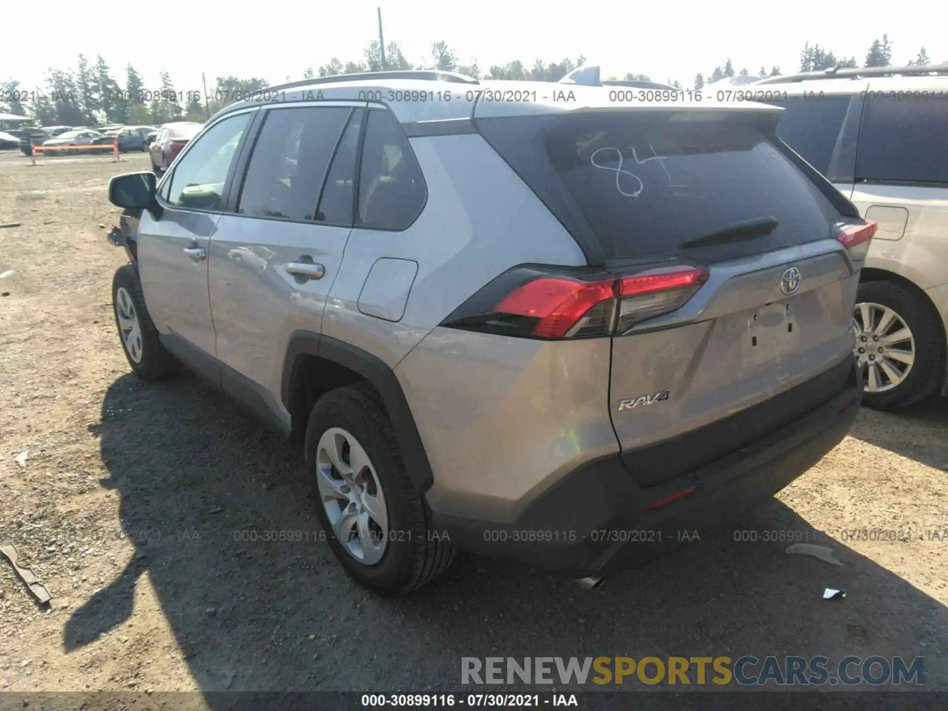 3 Photograph of a damaged car 2T3G1RFV2MC166459 TOYOTA RAV4 2021