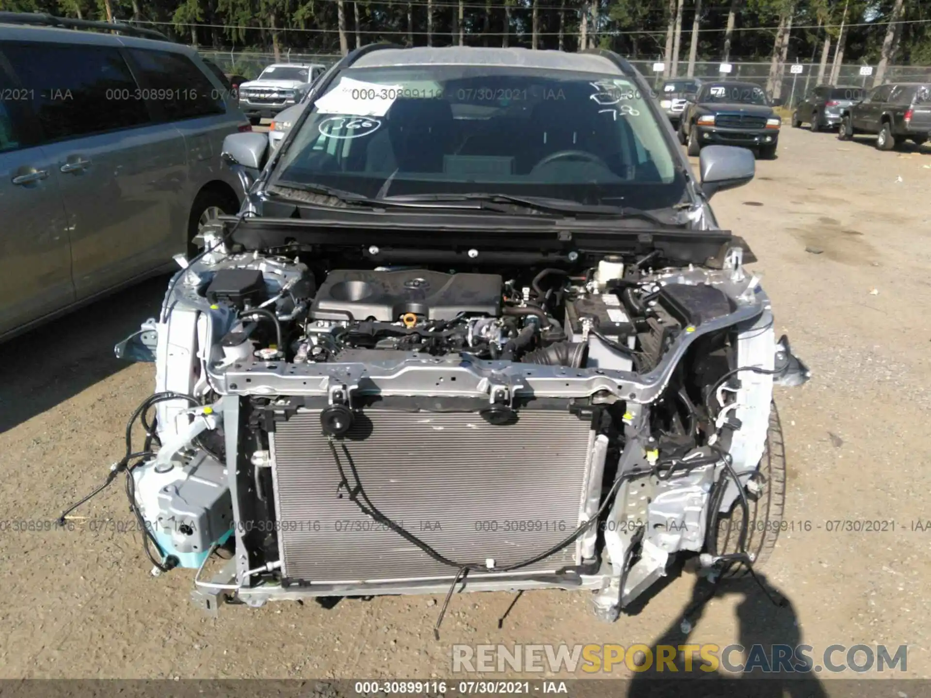 6 Photograph of a damaged car 2T3G1RFV2MC166459 TOYOTA RAV4 2021