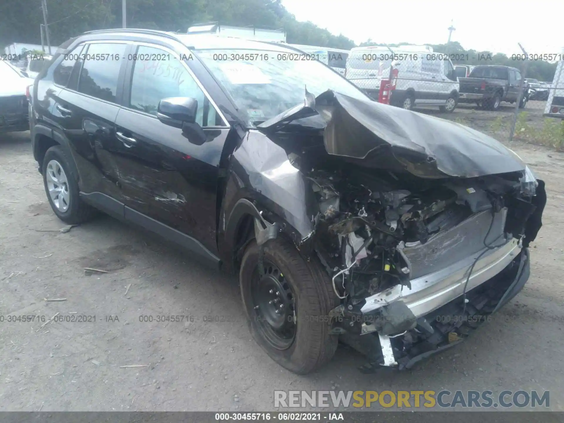 1 Photograph of a damaged car 2T3G1RFV2MC169345 TOYOTA RAV4 2021