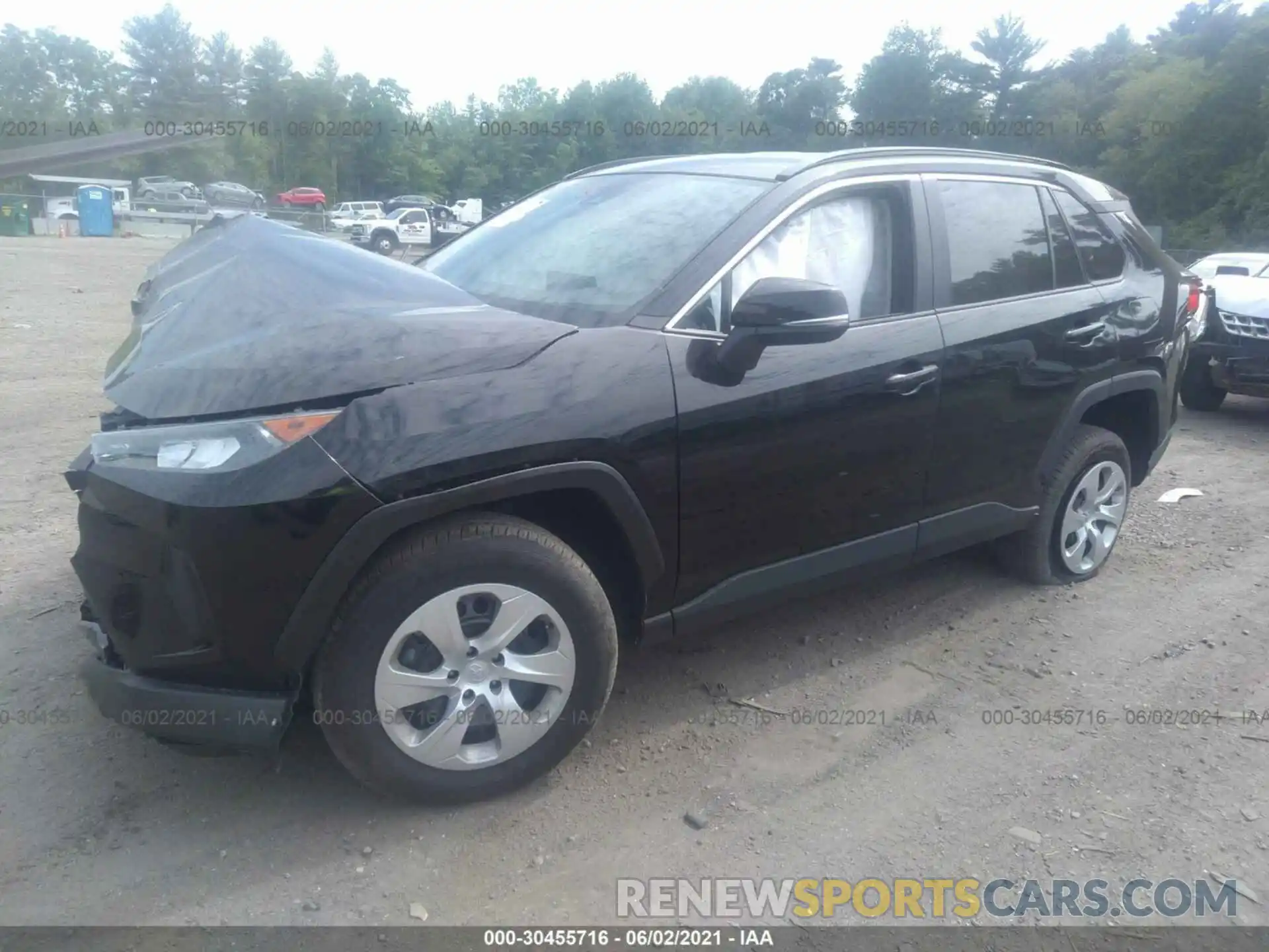 2 Photograph of a damaged car 2T3G1RFV2MC169345 TOYOTA RAV4 2021