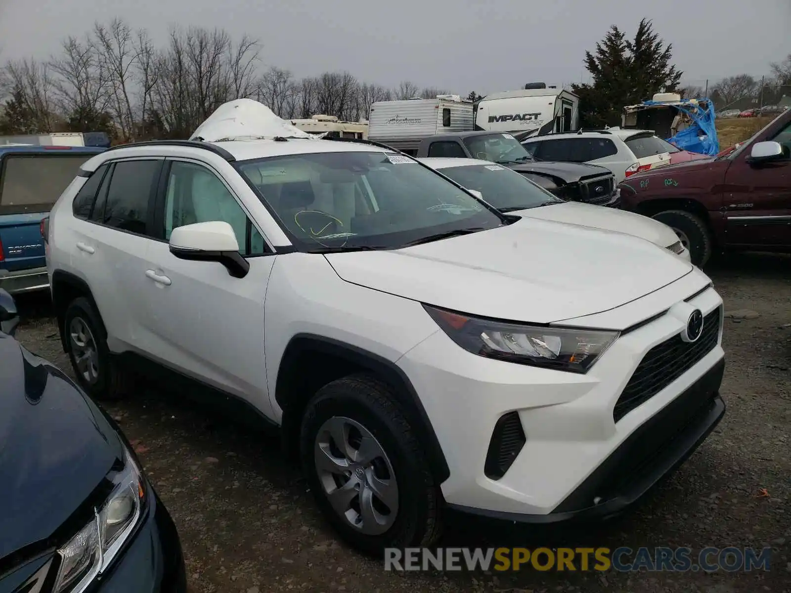 1 Photograph of a damaged car 2T3G1RFV2MC170589 TOYOTA RAV4 2021