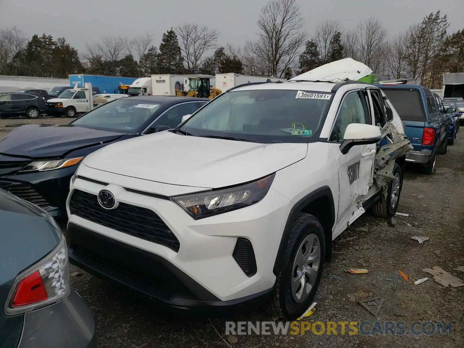 2 Photograph of a damaged car 2T3G1RFV2MC170589 TOYOTA RAV4 2021