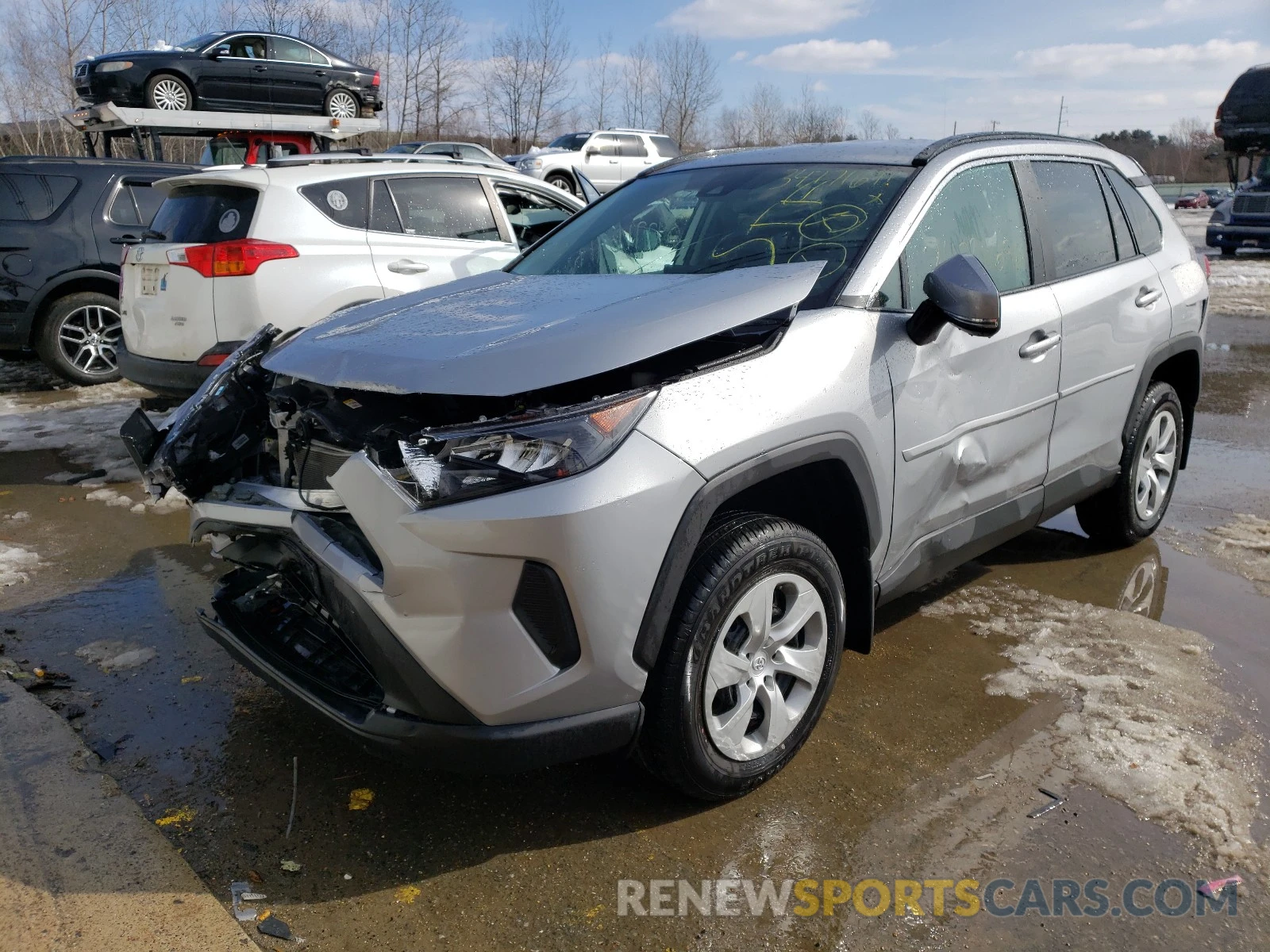 2 Photograph of a damaged car 2T3G1RFV2MW154990 TOYOTA RAV4 2021