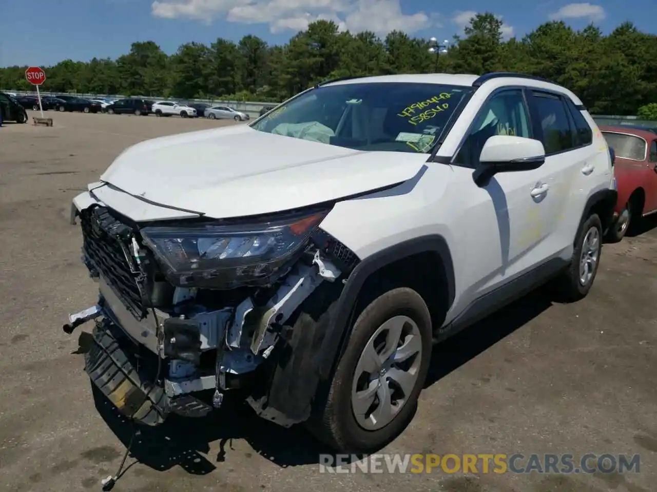 2 Photograph of a damaged car 2T3G1RFV2MW158540 TOYOTA RAV4 2021