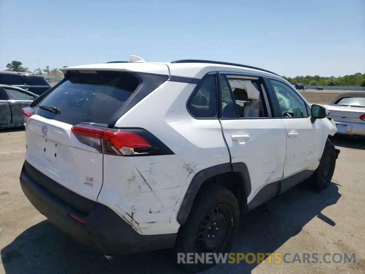 4 Фотография поврежденного автомобиля 2T3G1RFV2MW158540 TOYOTA RAV4 2021