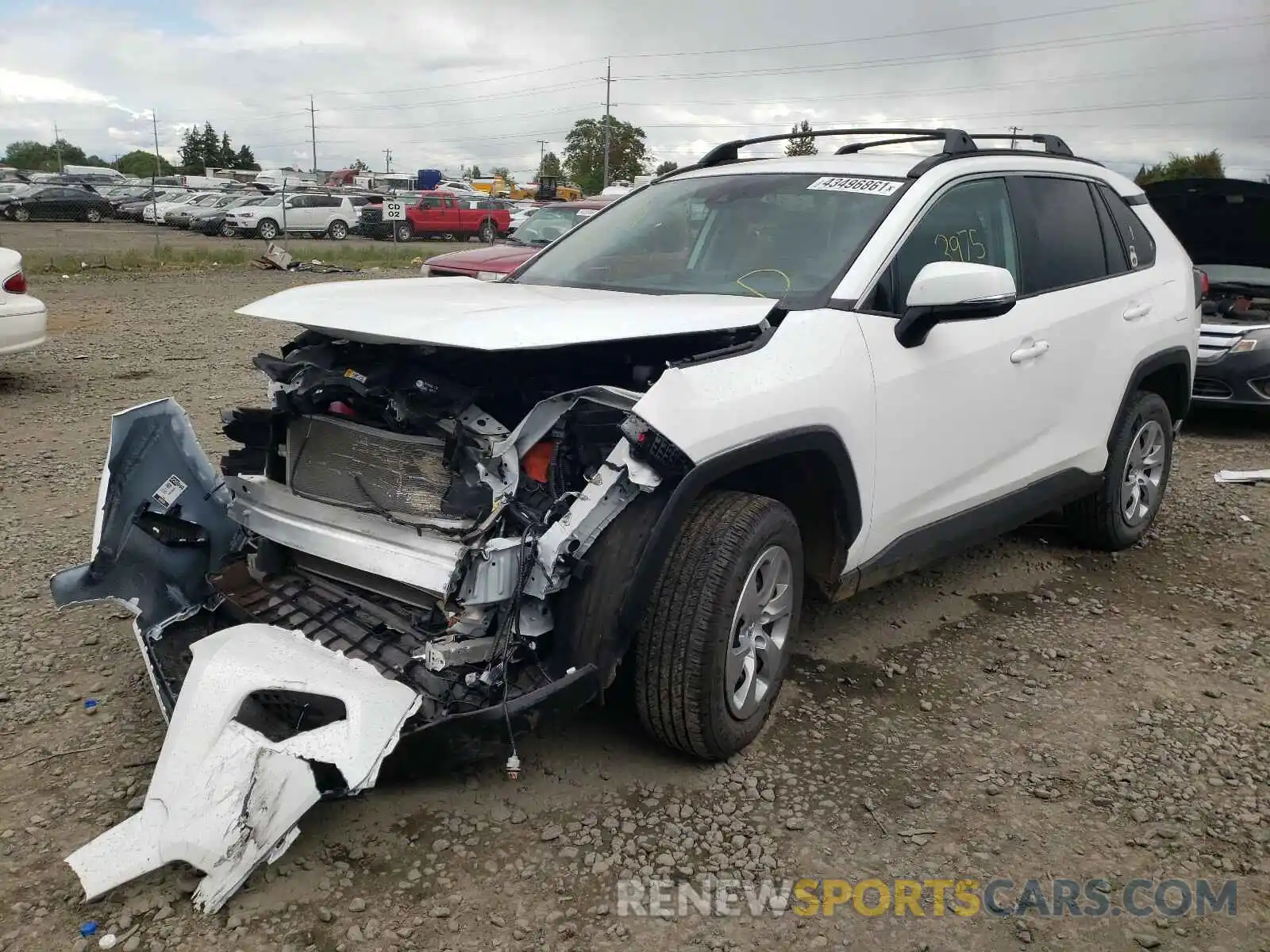 2 Photograph of a damaged car 2T3G1RFV3MC156068 TOYOTA RAV4 2021