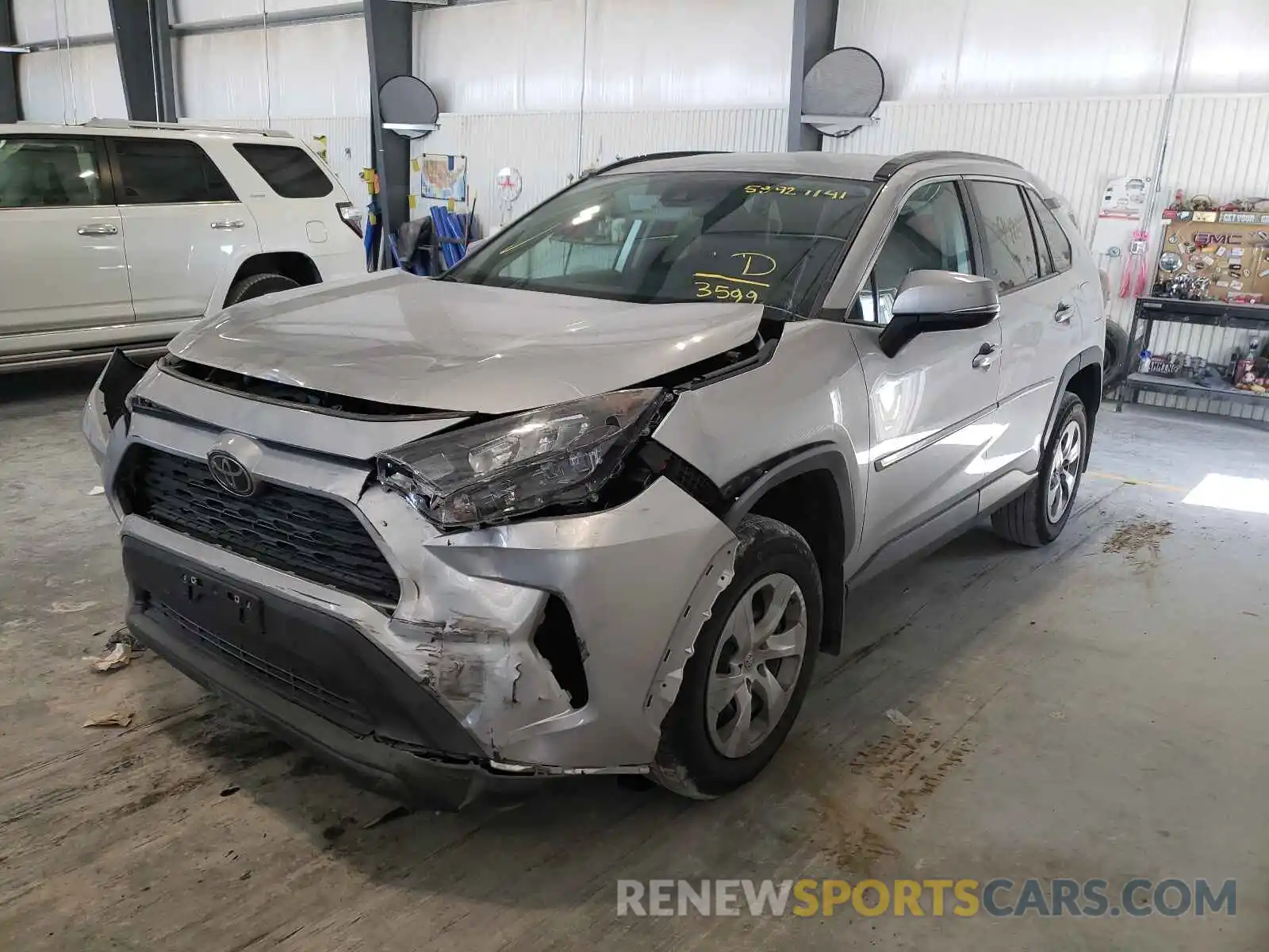 2 Photograph of a damaged car 2T3G1RFV3MC163599 TOYOTA RAV4 2021