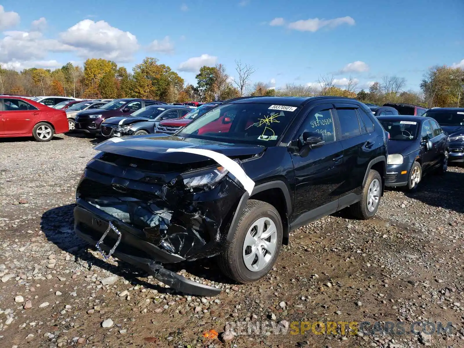 2 Photograph of a damaged car 2T3G1RFV3MC185165 TOYOTA RAV4 2021