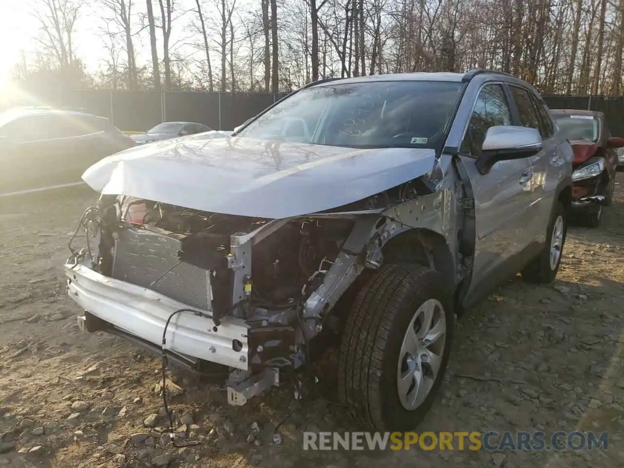 2 Photograph of a damaged car 2T3G1RFV3MC186588 TOYOTA RAV4 2021