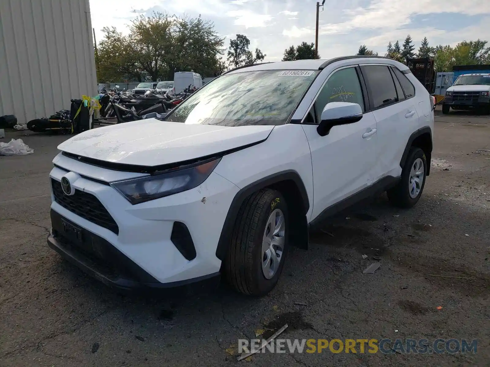 2 Photograph of a damaged car 2T3G1RFV3MC186719 TOYOTA RAV4 2021