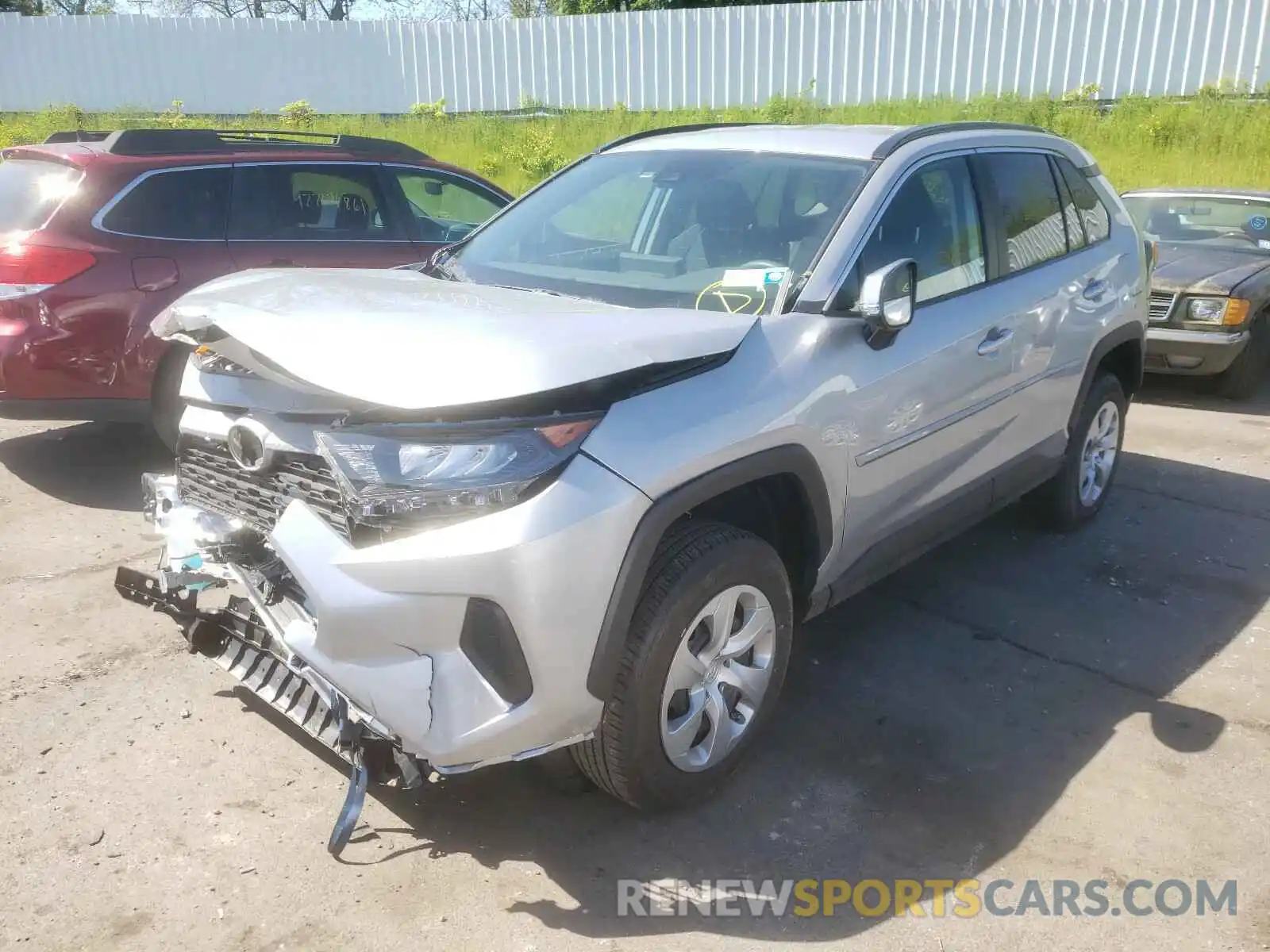 2 Photograph of a damaged car 2T3G1RFV3MW153086 TOYOTA RAV4 2021