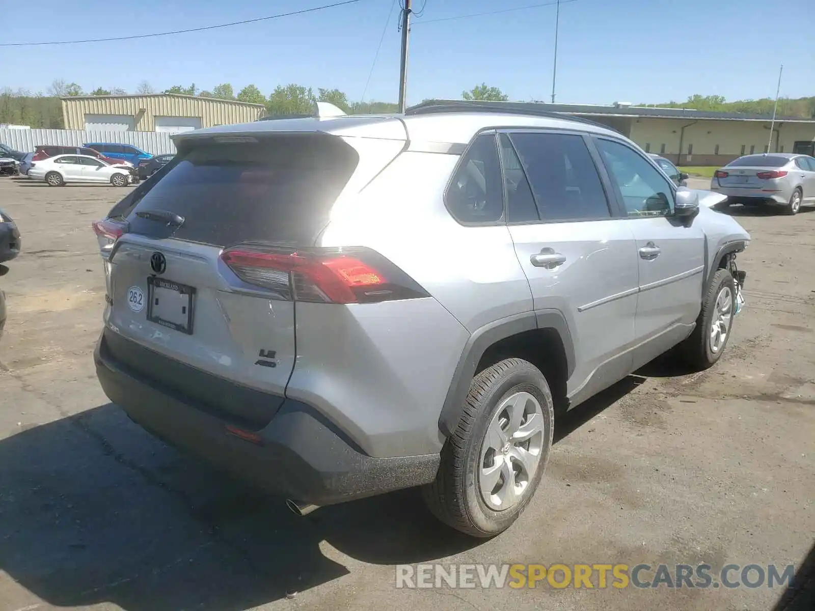 4 Photograph of a damaged car 2T3G1RFV3MW153086 TOYOTA RAV4 2021