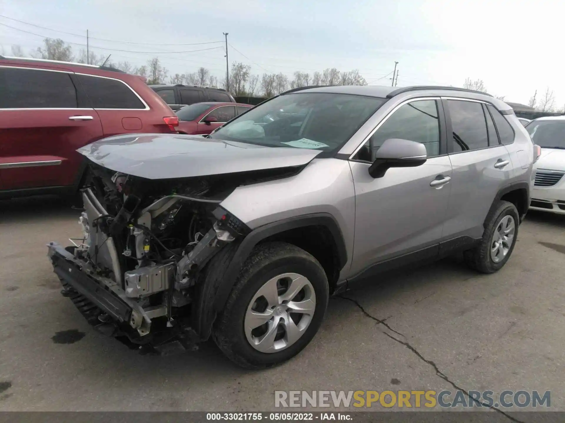 2 Photograph of a damaged car 2T3G1RFV3MW161706 TOYOTA RAV4 2021