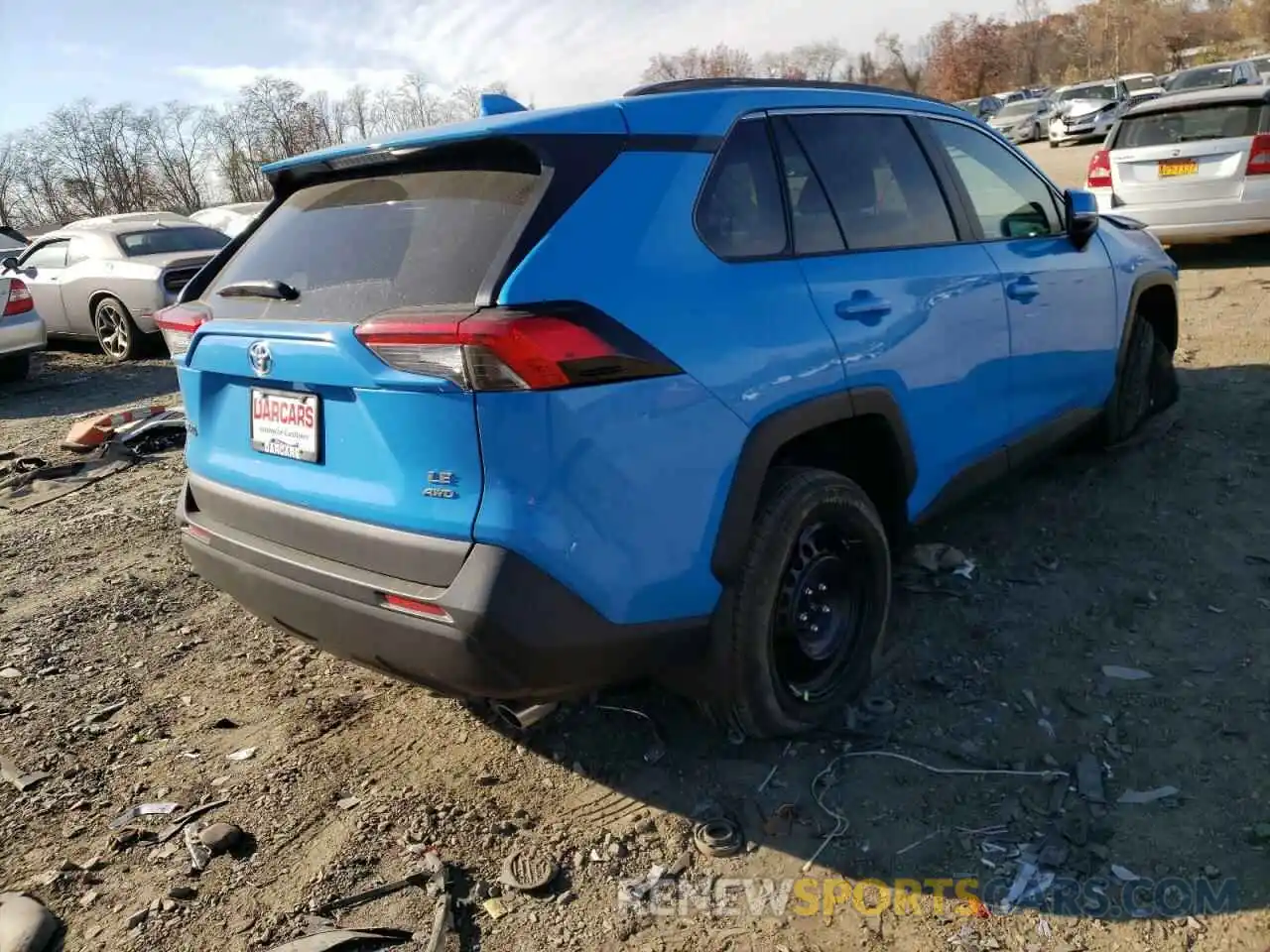 4 Photograph of a damaged car 2T3G1RFV3MW232421 TOYOTA RAV4 2021