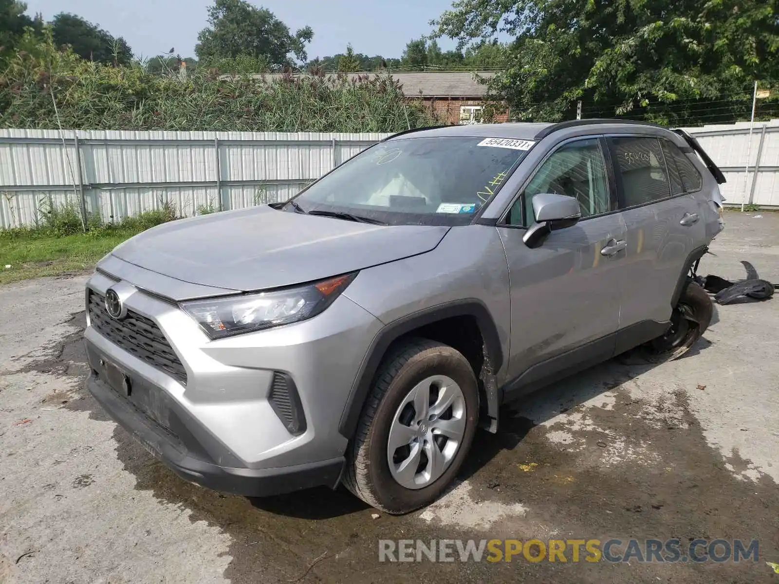 2 Photograph of a damaged car 2T3G1RFV4MC145497 TOYOTA RAV4 2021