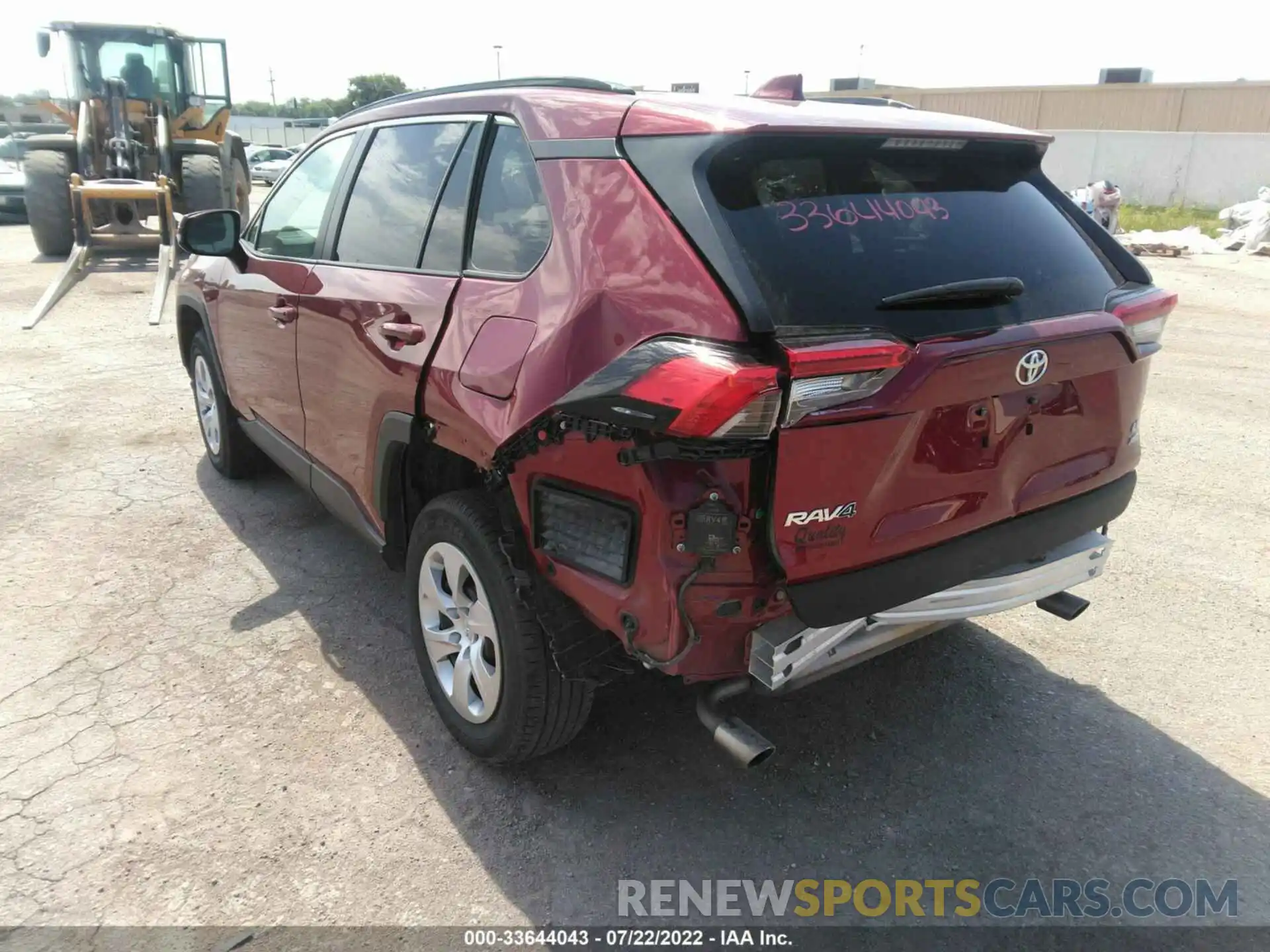 3 Photograph of a damaged car 2T3G1RFV4MC146844 TOYOTA RAV4 2021