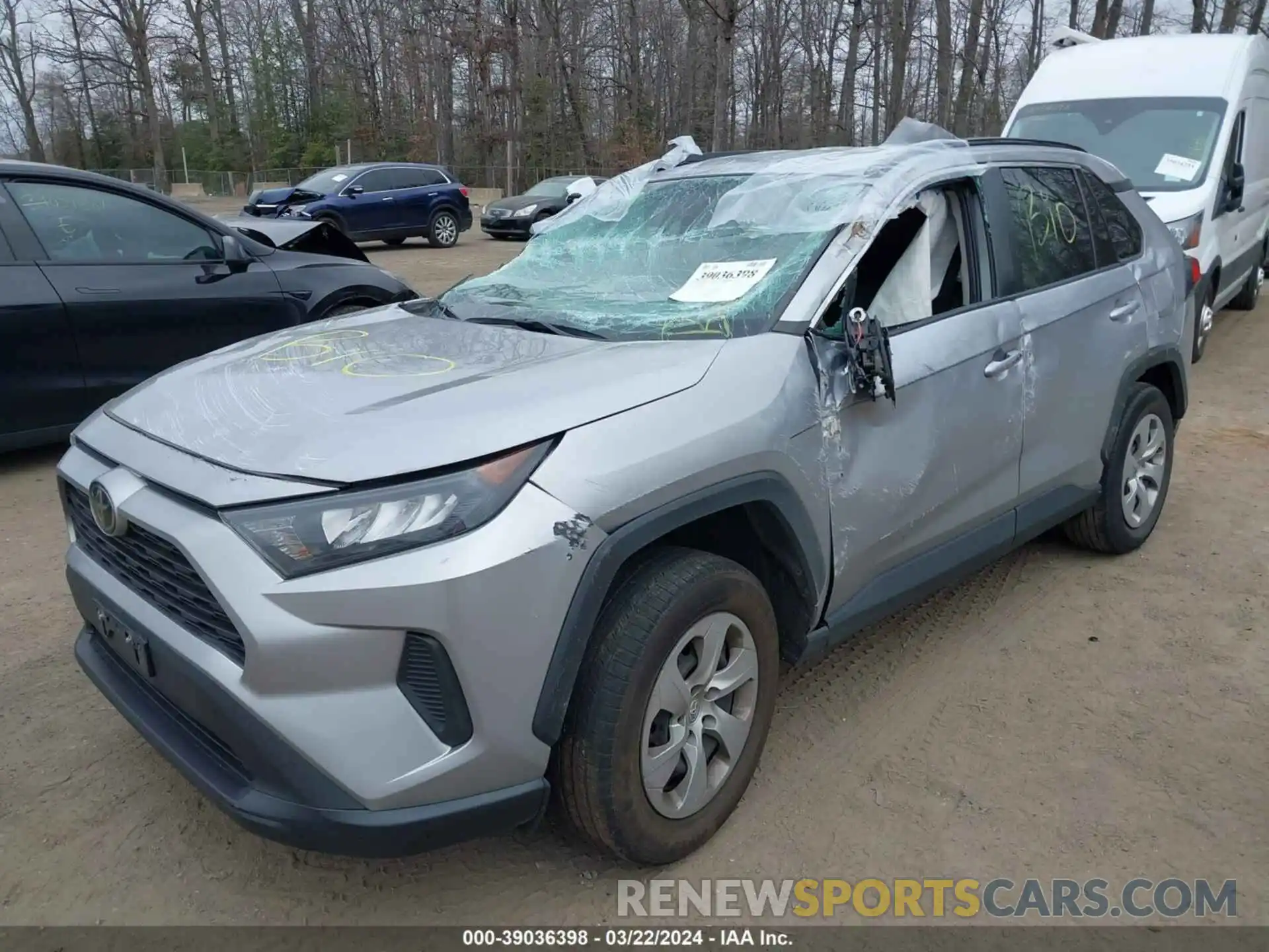 2 Photograph of a damaged car 2T3G1RFV4MC180363 TOYOTA RAV4 2021