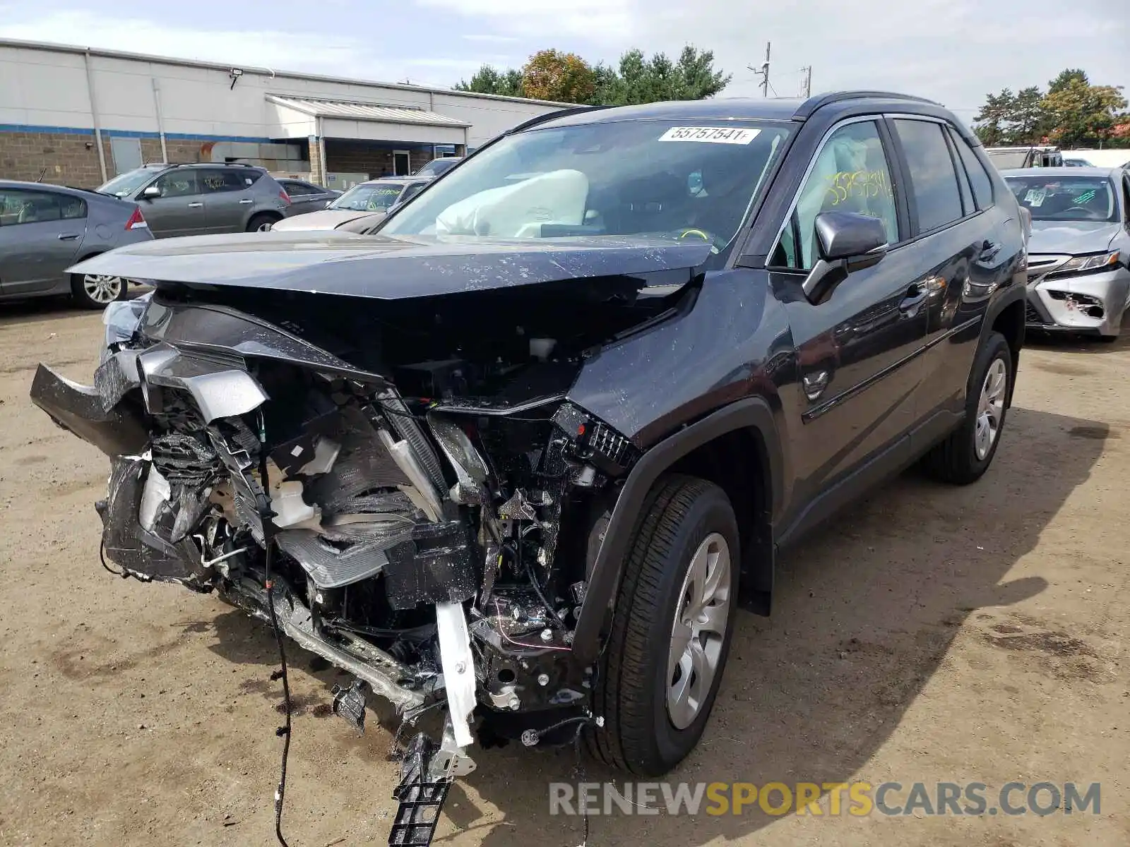 2 Photograph of a damaged car 2T3G1RFV4MC232171 TOYOTA RAV4 2021