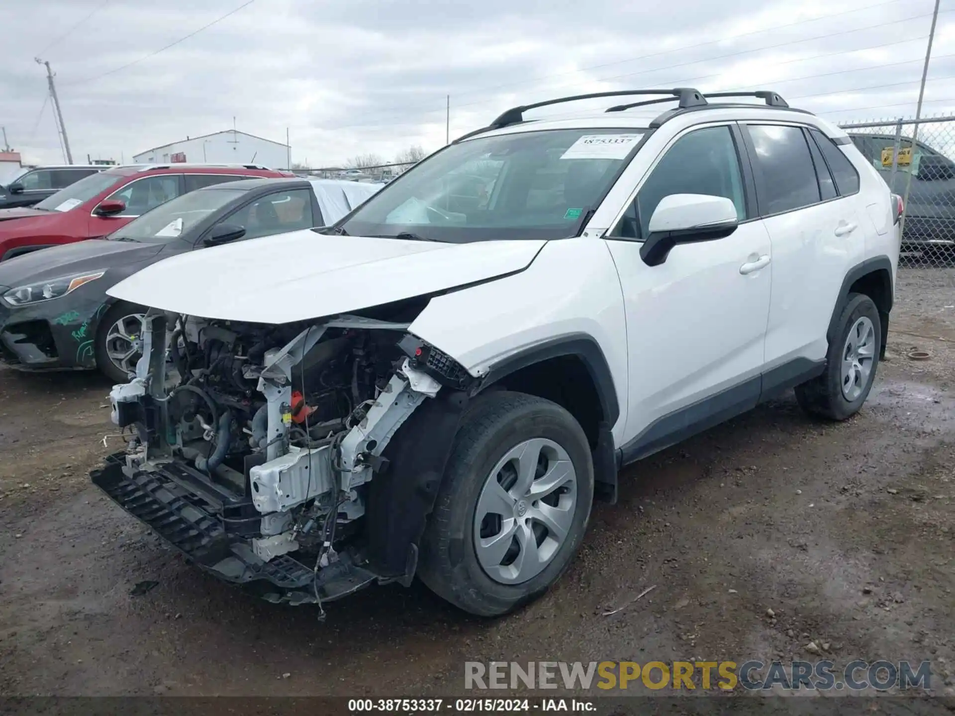 2 Photograph of a damaged car 2T3G1RFV4MC235166 TOYOTA RAV4 2021