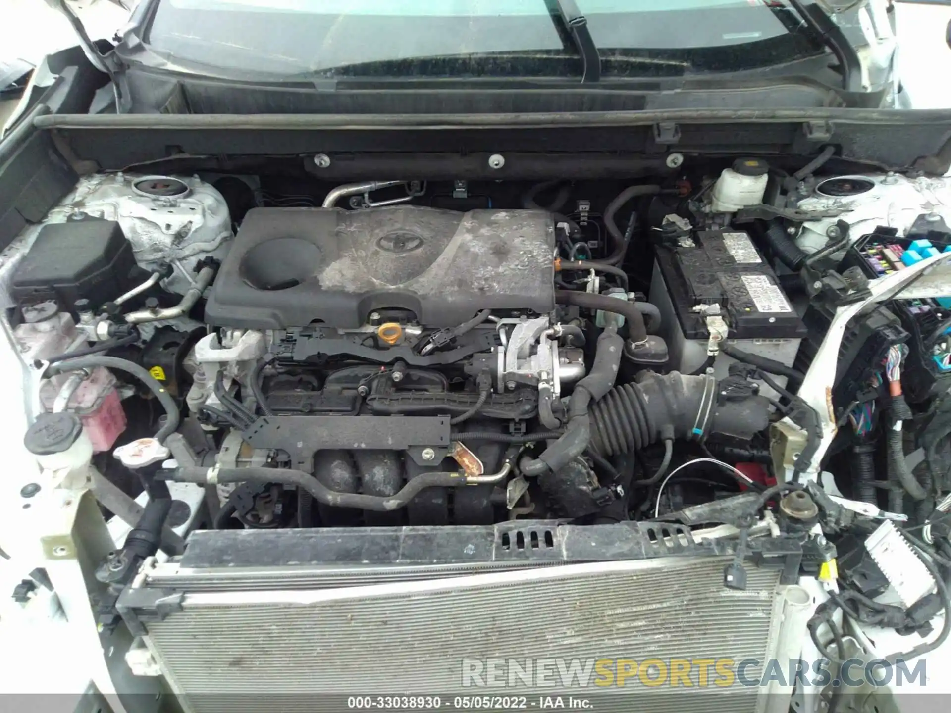 10 Фотография поврежденного автомобиля 2T3G1RFV4MW163819 TOYOTA RAV4 2021