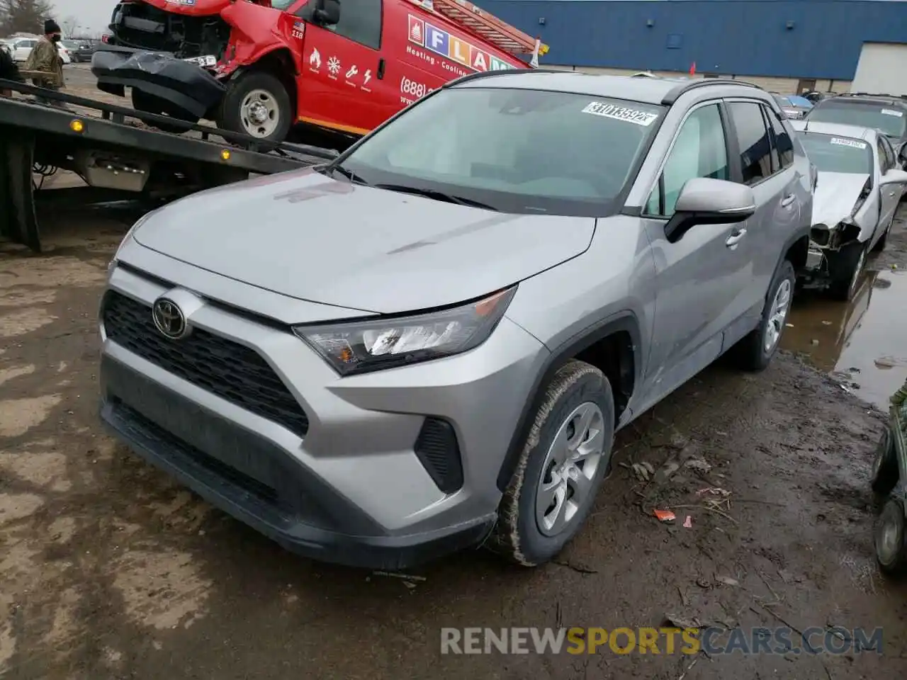 2 Photograph of a damaged car 2T3G1RFV4MW168664 TOYOTA RAV4 2021