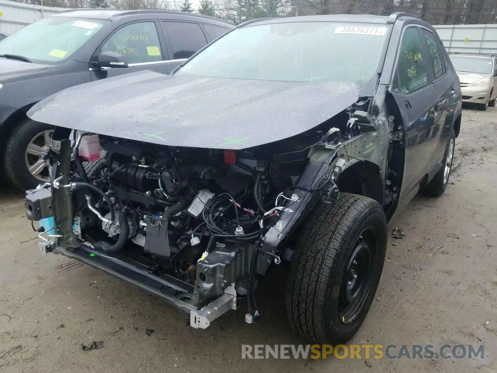 2 Photograph of a damaged car 2T3G1RFV5MC171770 TOYOTA RAV4 2021