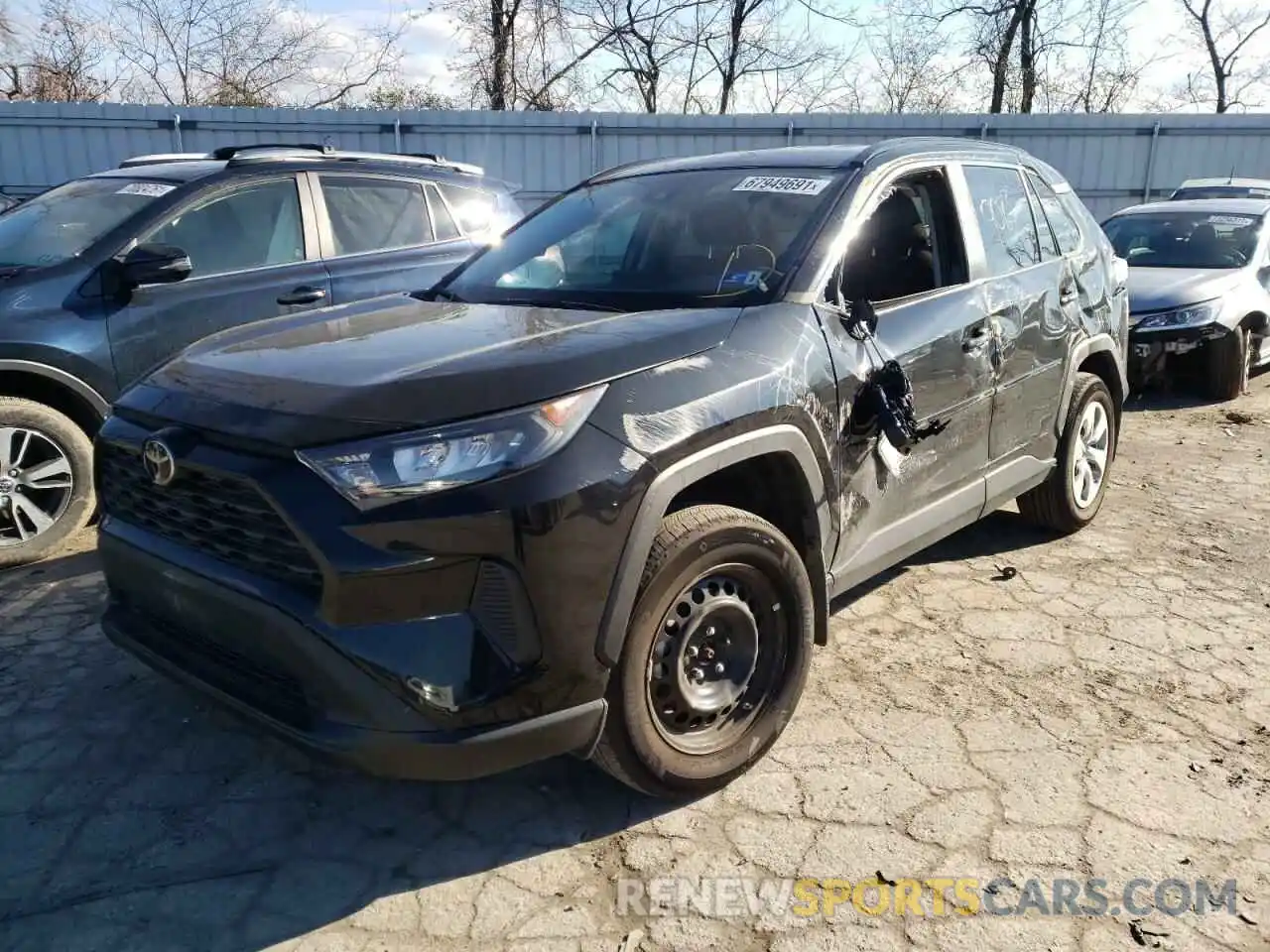 2 Photograph of a damaged car 2T3G1RFV5MC185376 TOYOTA RAV4 2021