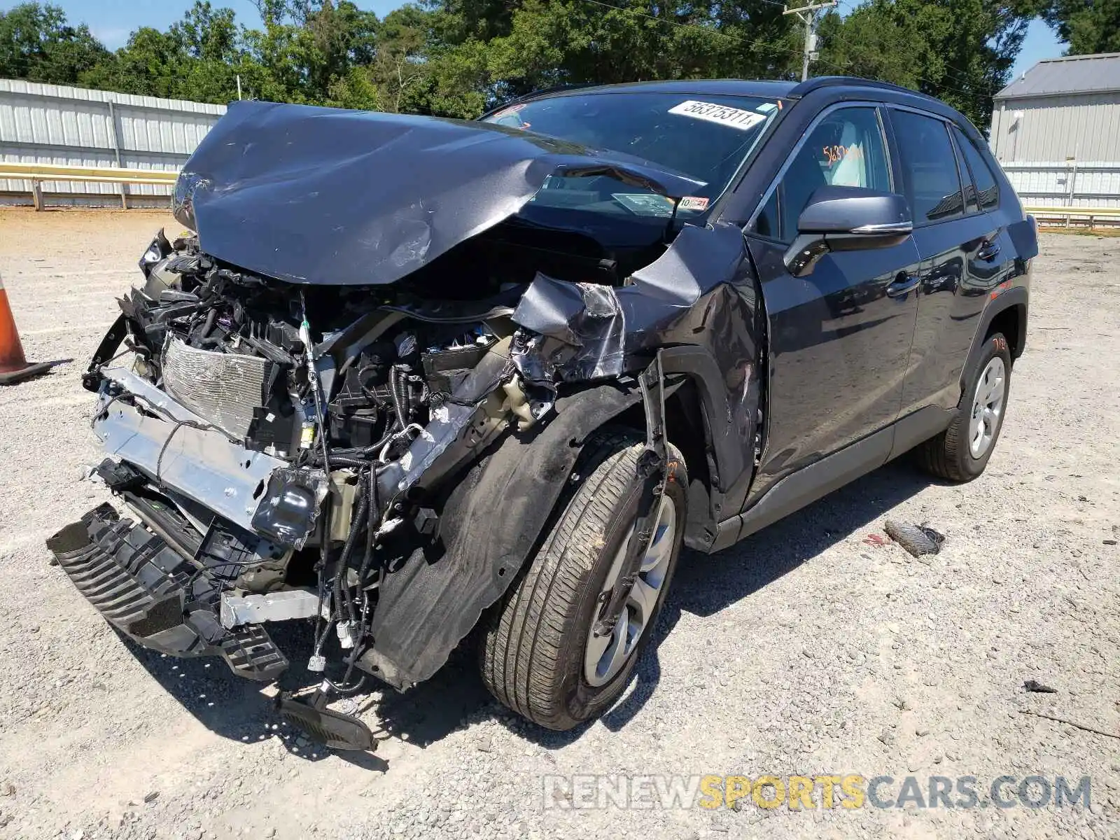 2 Photograph of a damaged car 2T3G1RFV5MW145071 TOYOTA RAV4 2021