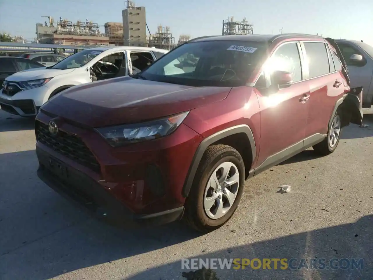 2 Photograph of a damaged car 2T3G1RFV5MW217466 TOYOTA RAV4 2021