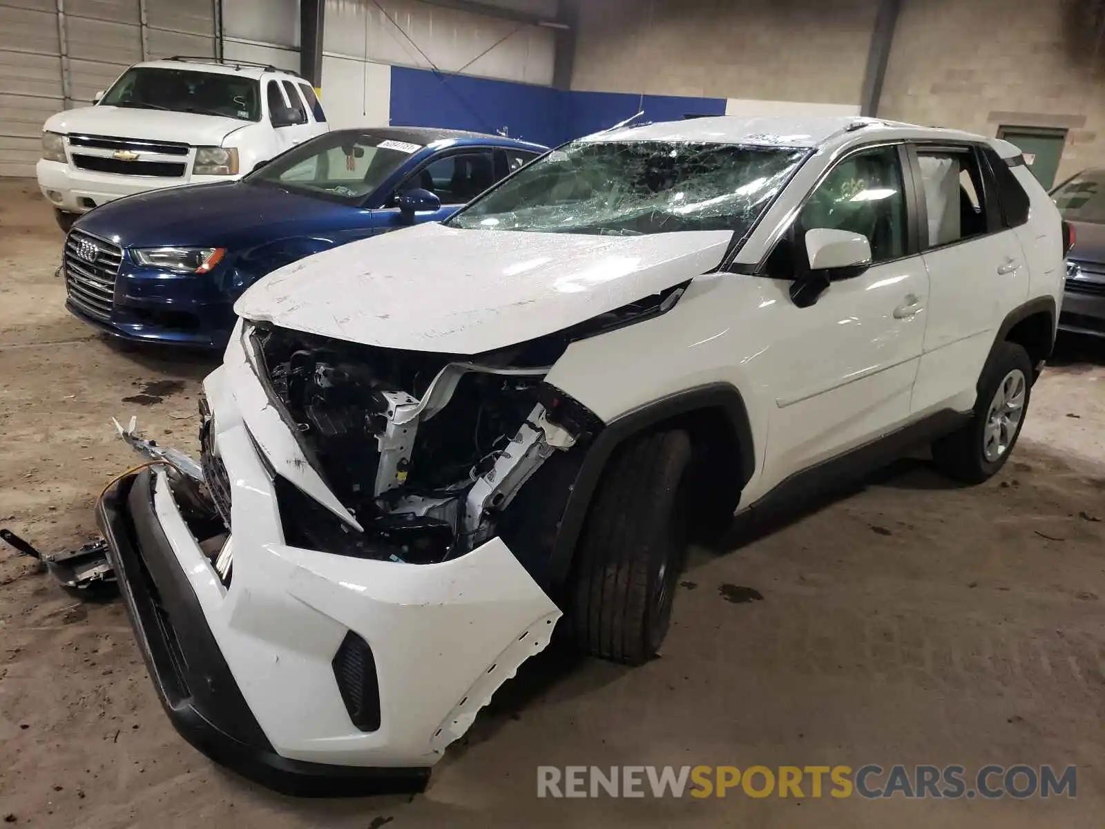 2 Photograph of a damaged car 2T3G1RFV5MW229150 TOYOTA RAV4 2021