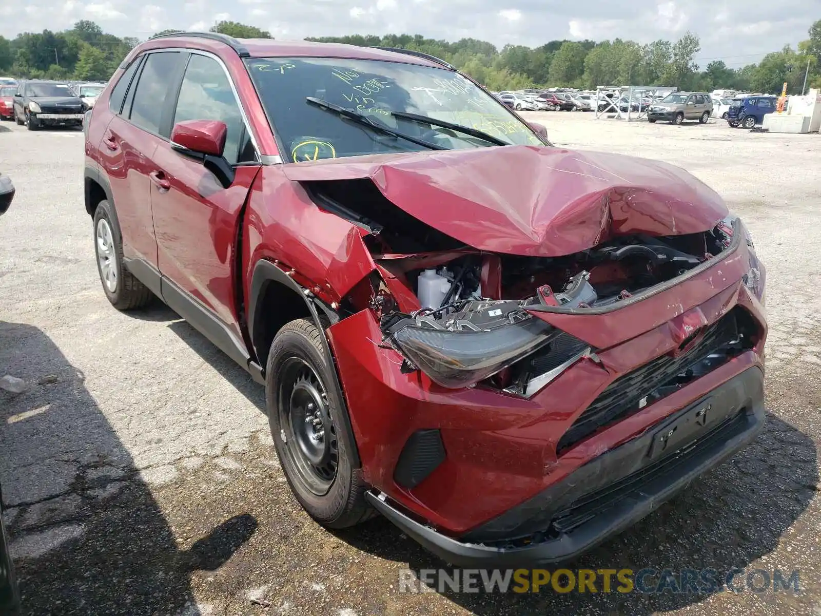 1 Photograph of a damaged car 2T3G1RFV6MC142214 TOYOTA RAV4 2021