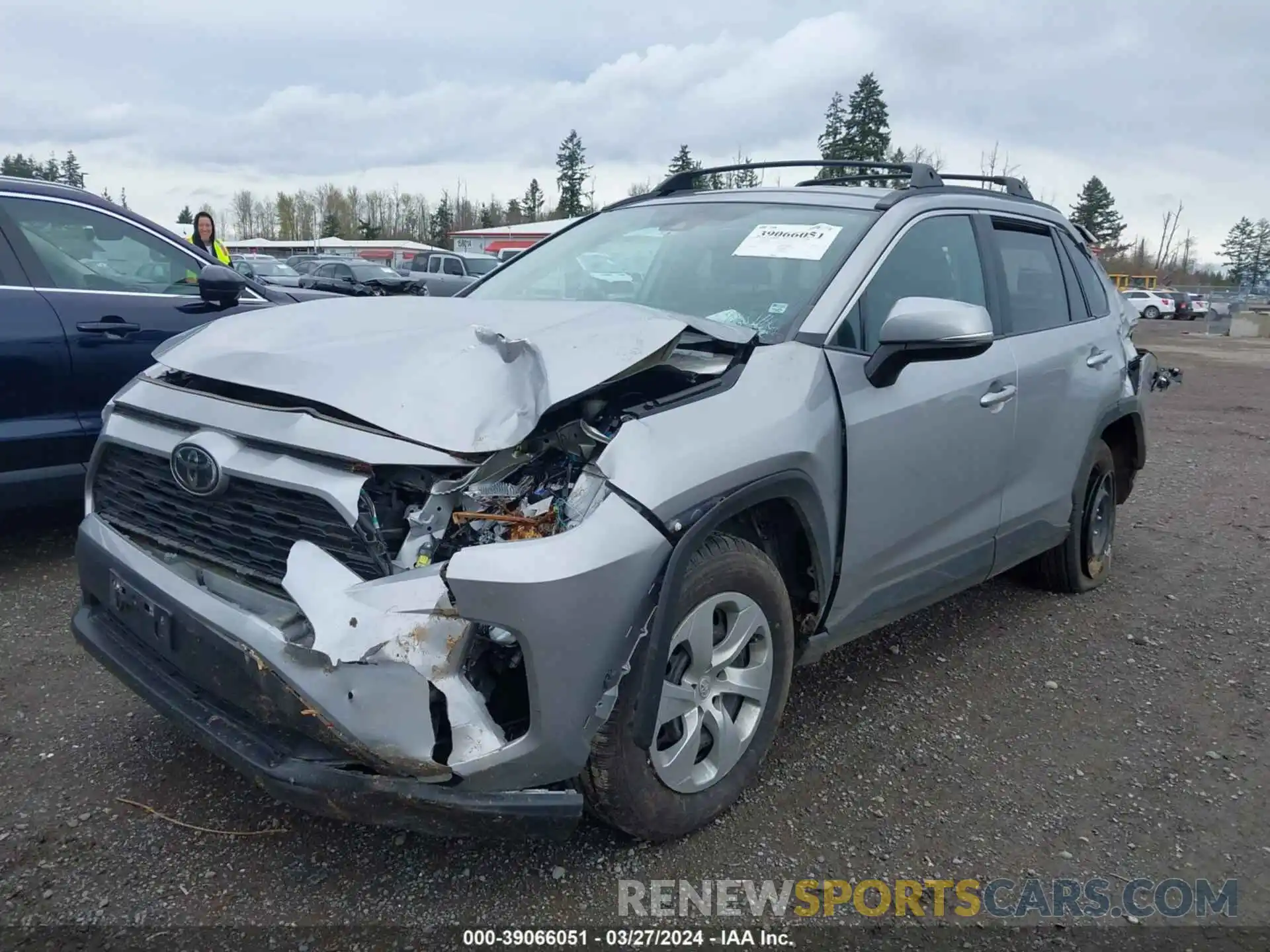 2 Photograph of a damaged car 2T3G1RFV6MC142746 TOYOTA RAV4 2021