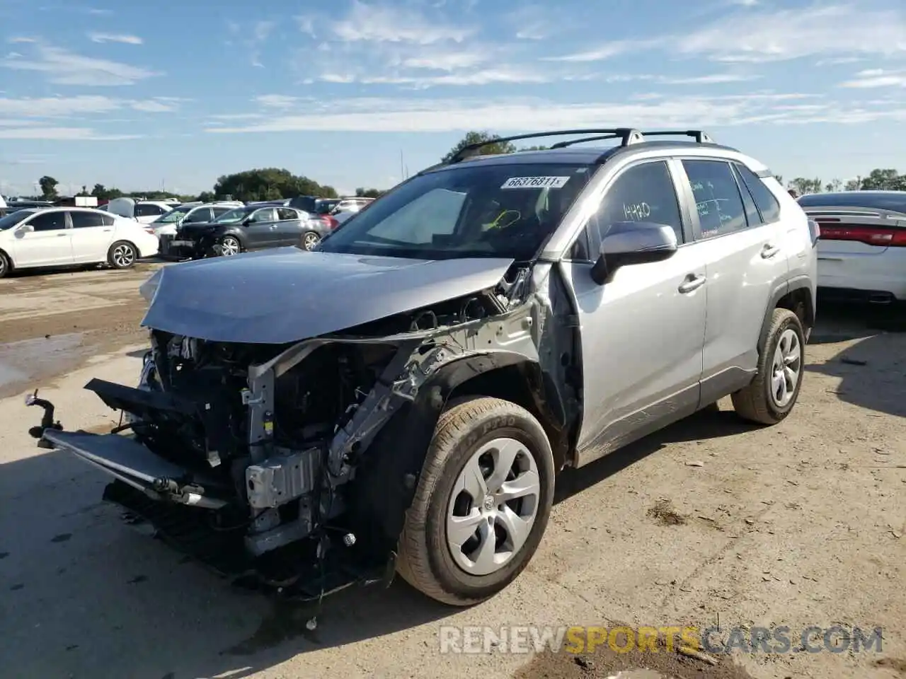 2 Photograph of a damaged car 2T3G1RFV6MC163029 TOYOTA RAV4 2021