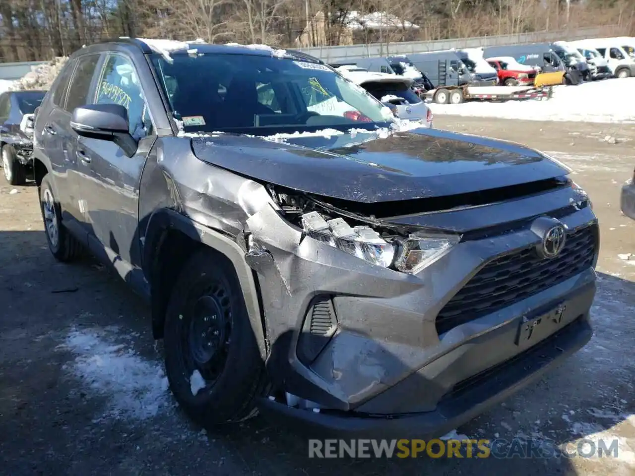 1 Photograph of a damaged car 2T3G1RFV6MC217882 TOYOTA RAV4 2021