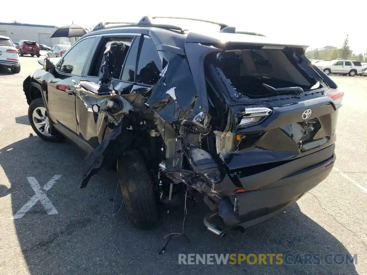 3 Photograph of a damaged car 2T3G1RFV6MC242975 TOYOTA RAV4 2021