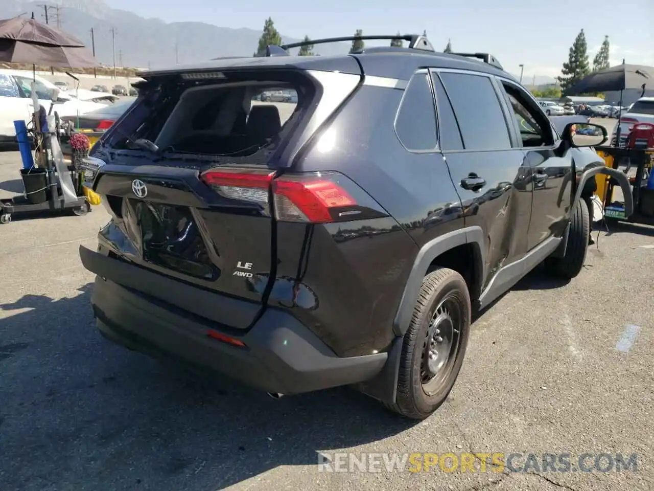 4 Photograph of a damaged car 2T3G1RFV6MC242975 TOYOTA RAV4 2021