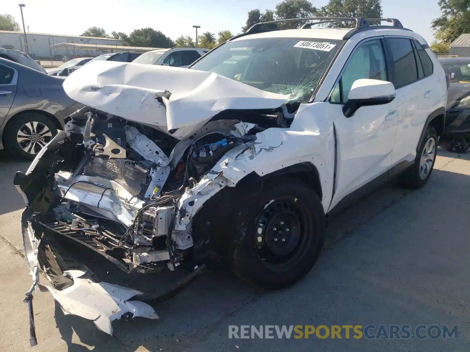 2 Photograph of a damaged car 2T3G1RFV6MW140817 TOYOTA RAV4 2021