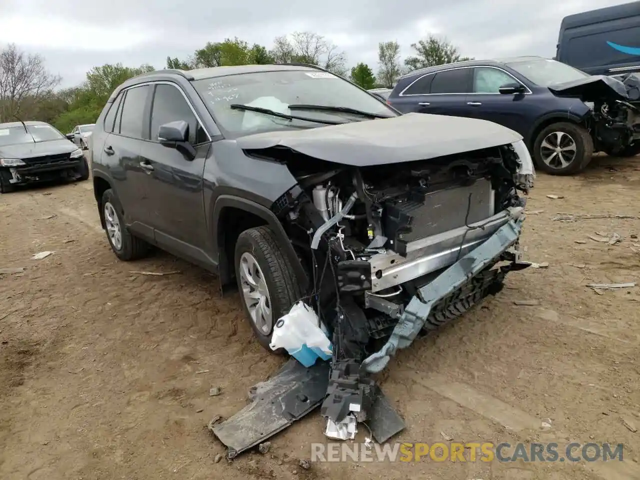 1 Photograph of a damaged car 2T3G1RFV7MC159670 TOYOTA RAV4 2021