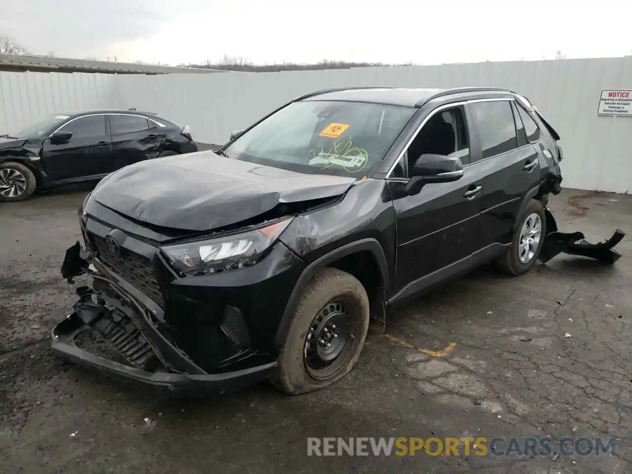 2 Photograph of a damaged car 2T3G1RFV7MC188456 TOYOTA RAV4 2021