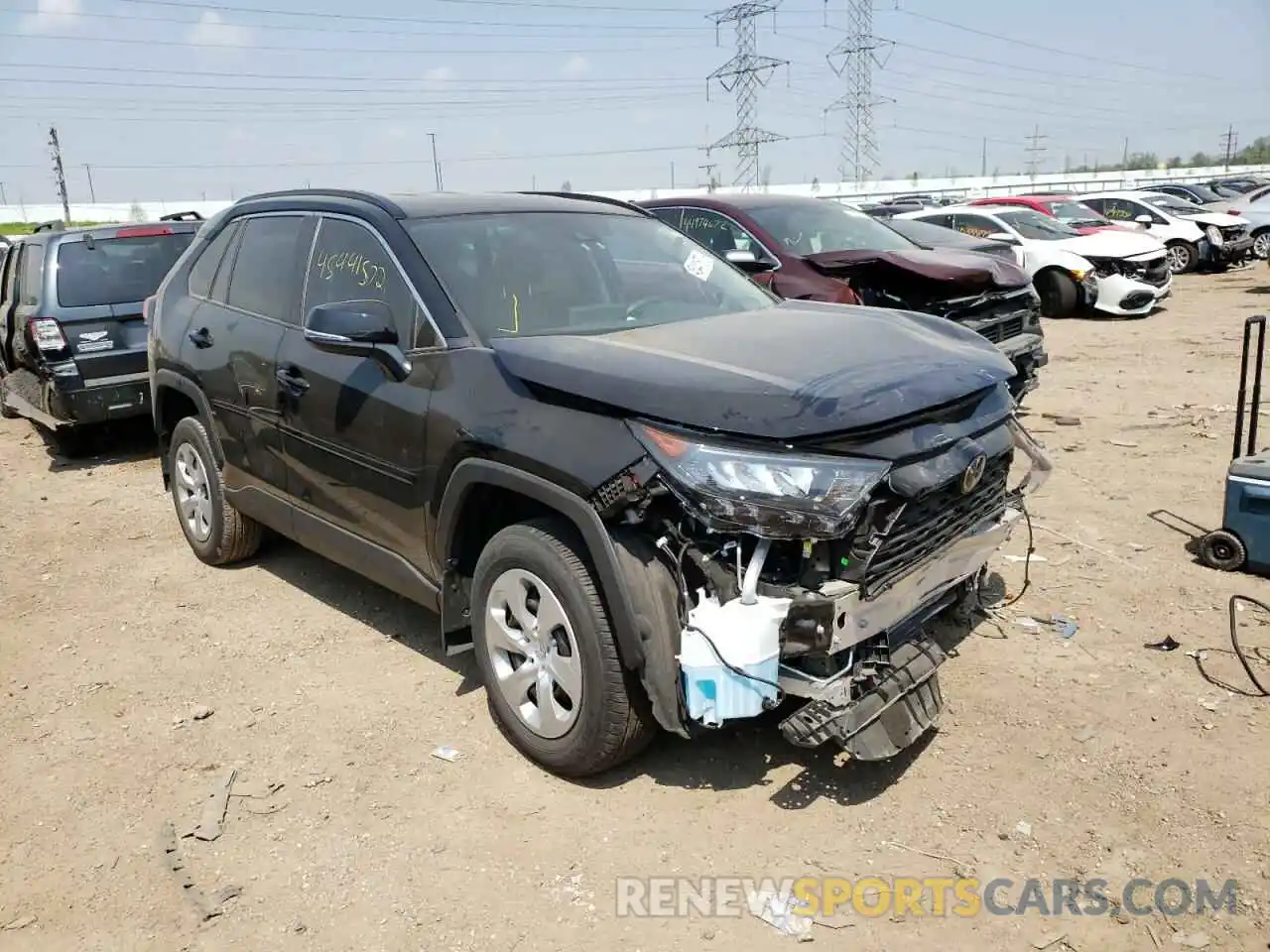 1 Фотография поврежденного автомобиля 2T3G1RFV7MC218653 TOYOTA RAV4 2021