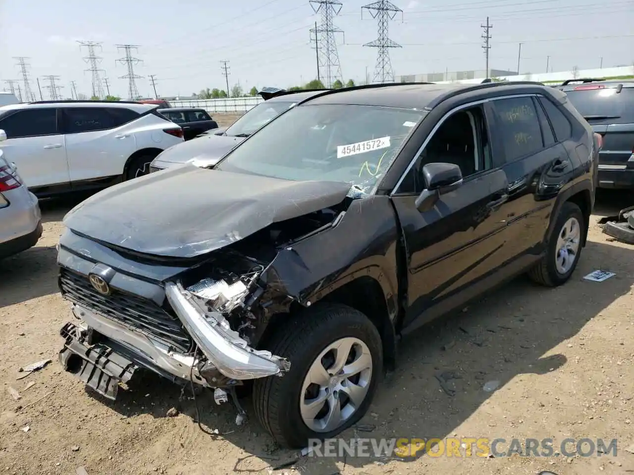 2 Photograph of a damaged car 2T3G1RFV7MC218653 TOYOTA RAV4 2021