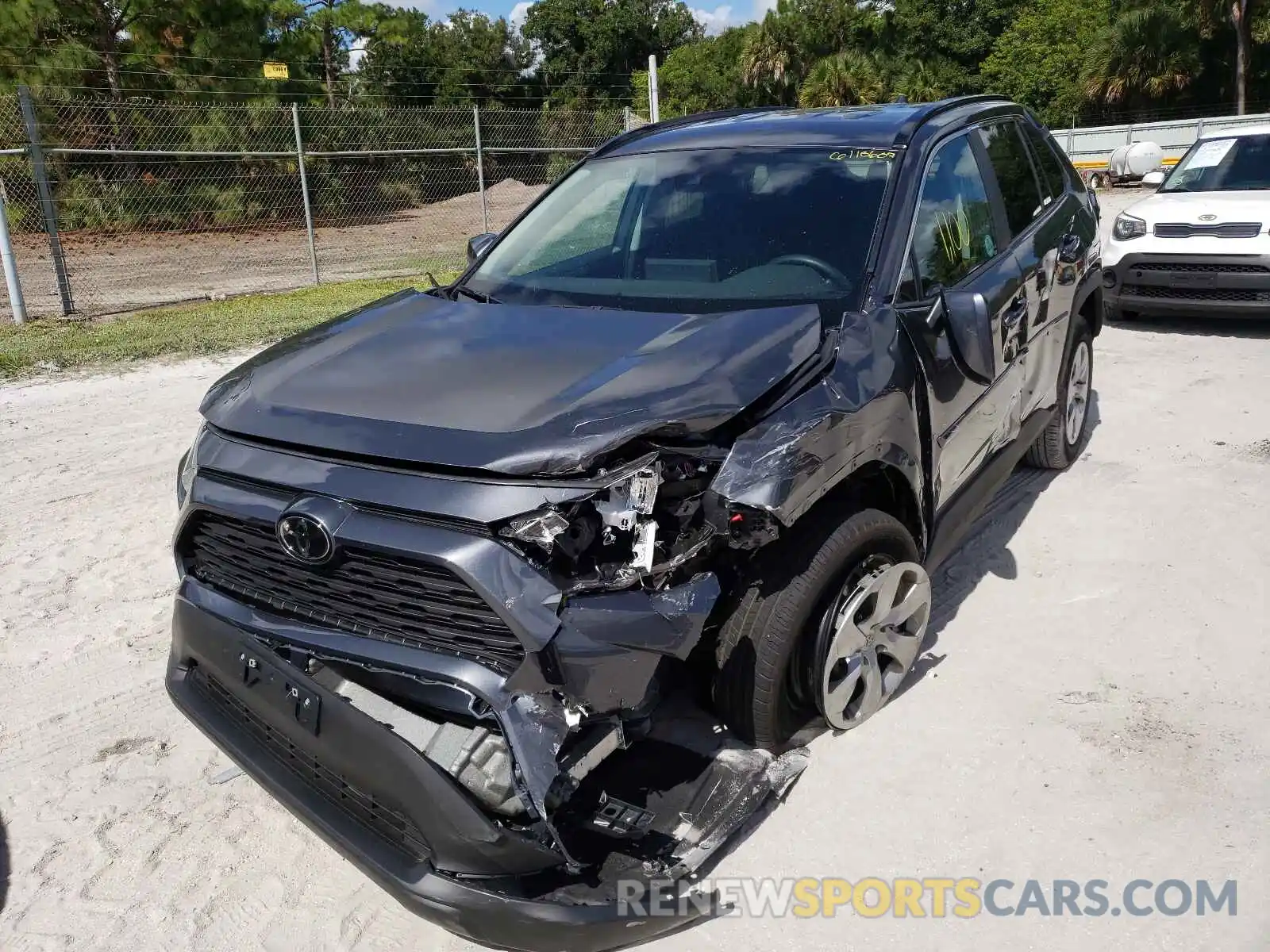 2 Photograph of a damaged car 2T3G1RFV7MW155391 TOYOTA RAV4 2021