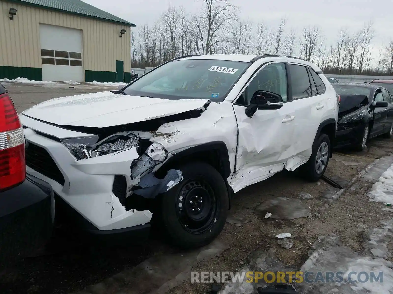 2 Photograph of a damaged car 2T3G1RFV7MW156167 TOYOTA RAV4 2021