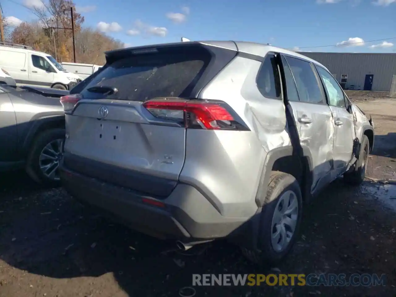 4 Photograph of a damaged car 2T3G1RFV7MW232308 TOYOTA RAV4 2021