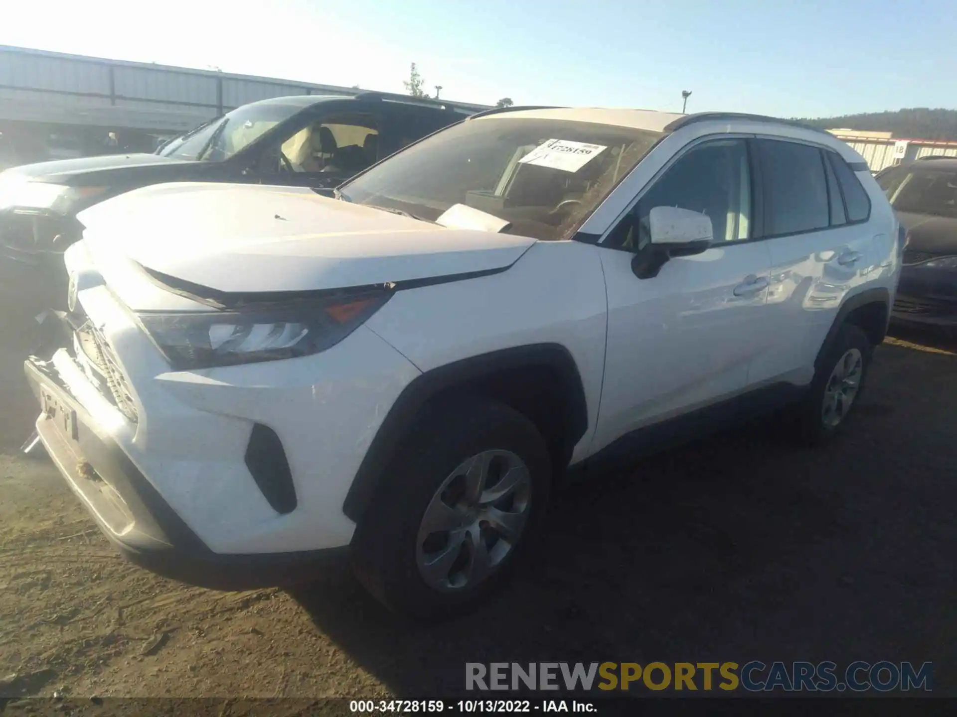 2 Photograph of a damaged car 2T3G1RFV8MC165154 TOYOTA RAV4 2021