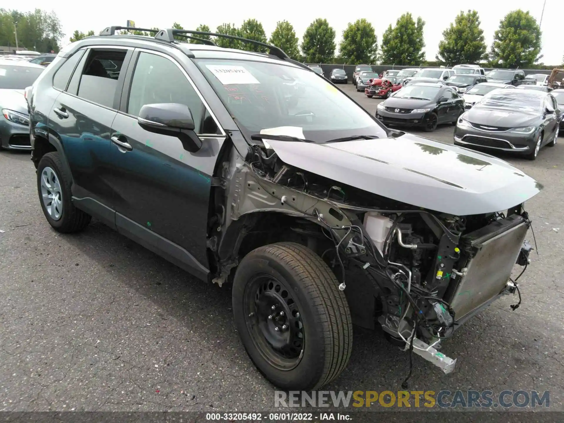 1 Photograph of a damaged car 2T3G1RFV8MC214790 TOYOTA RAV4 2021